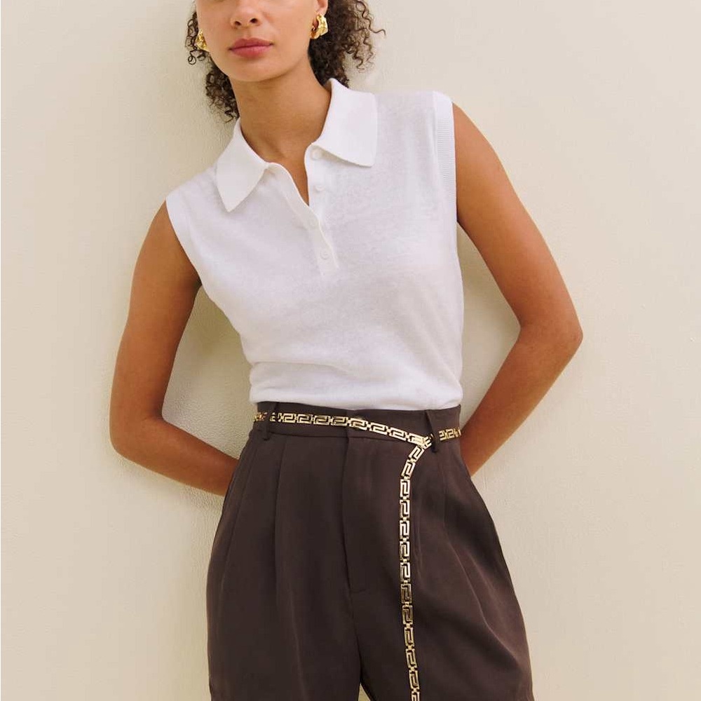 Reformation Mason Shorts in Mushroom